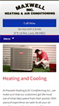 Mobile Screenshot of maxwellheating.com